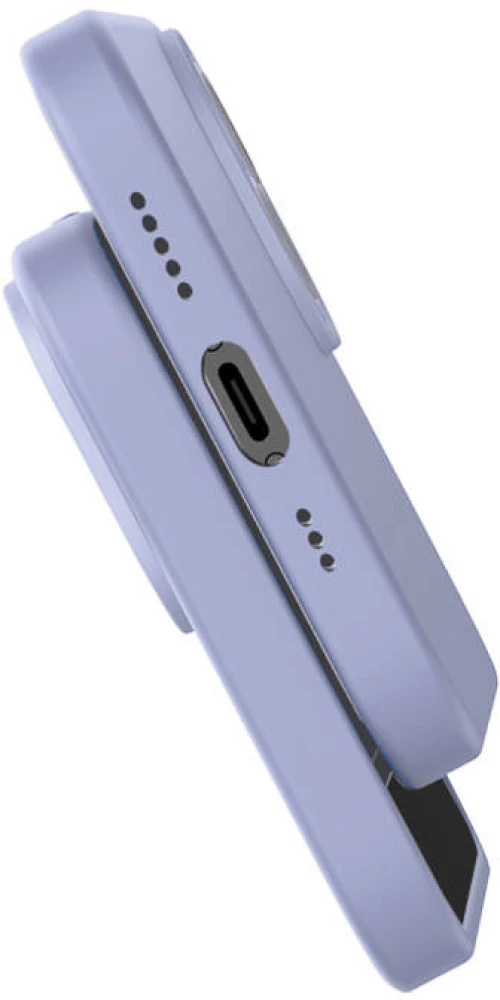 Baseus Baseus Liquid Silica Gel Case for iPhone 14 Plus (lavender)+ tempered glass + cleaning kit 041115