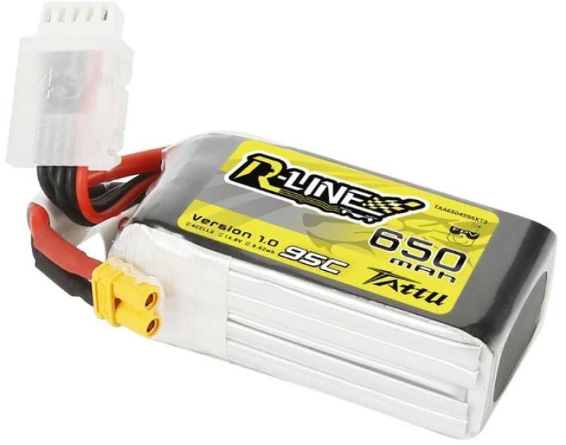Tattu Battery Tattu R-Line 650mAh 14,8V 95C 4S1P XT30 029794