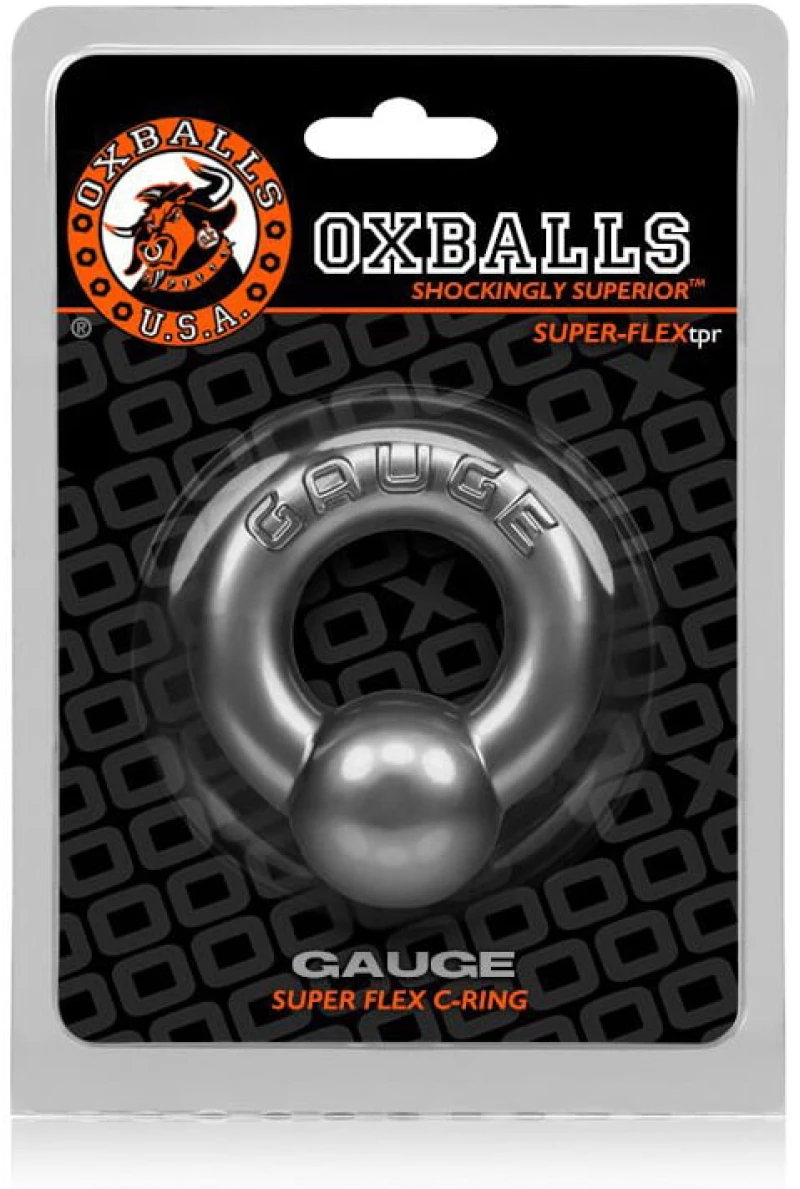 Ασημένιο Gauge Δαχτυλίδι Πέους Oxballs