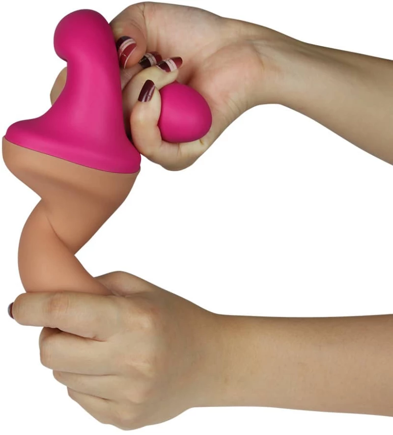 Double-ended Dildo Flesh-Pink