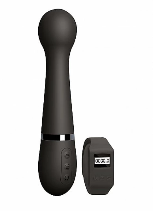Επαναφορτιζόμενος Δονητής Kegel Wand Massager με Τηλεχειρισμό (Μαύρος) - Shots Media