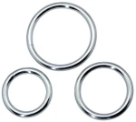 Δαχτυλίδια Πέους Timeless Metal Cock Rings (3 pcs) - Toyz4Lovers