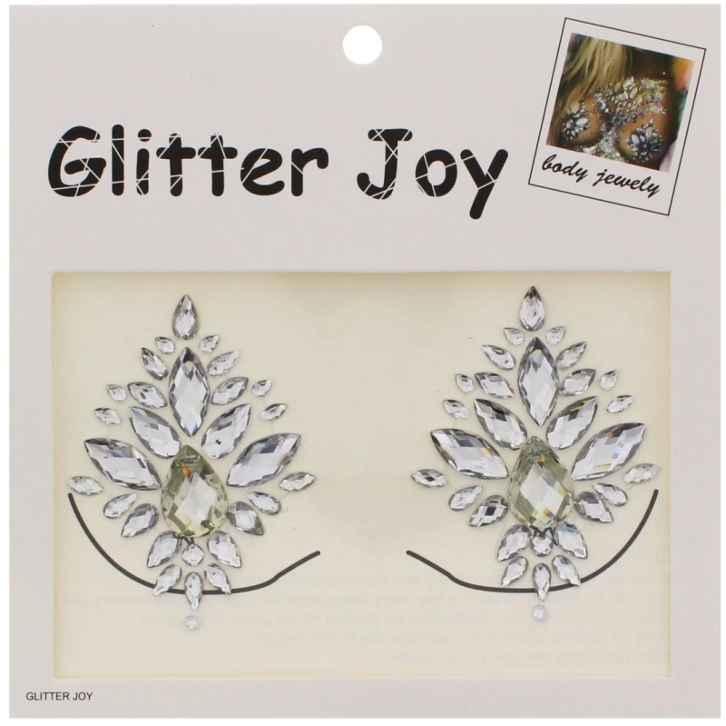 Clear Crystal Boob Gems/ Jewels - Style B