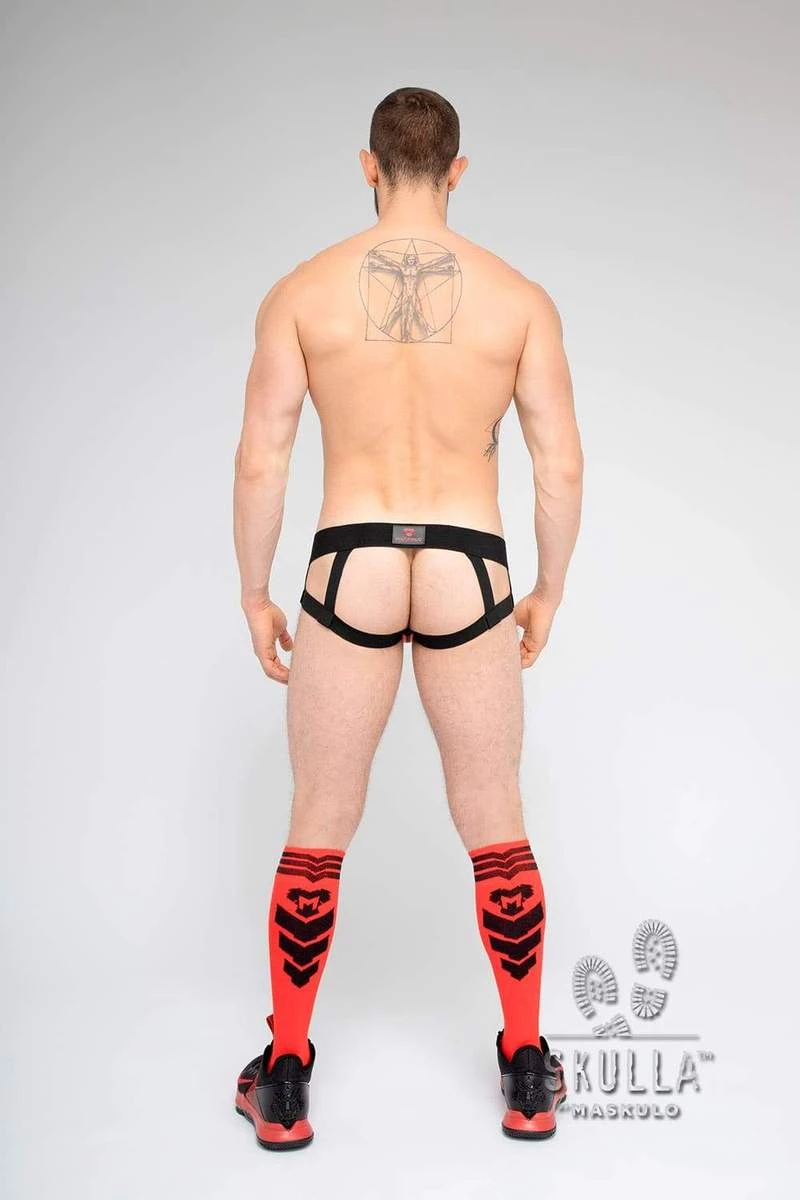 Maskulo - Skulla. Jockstrap Red