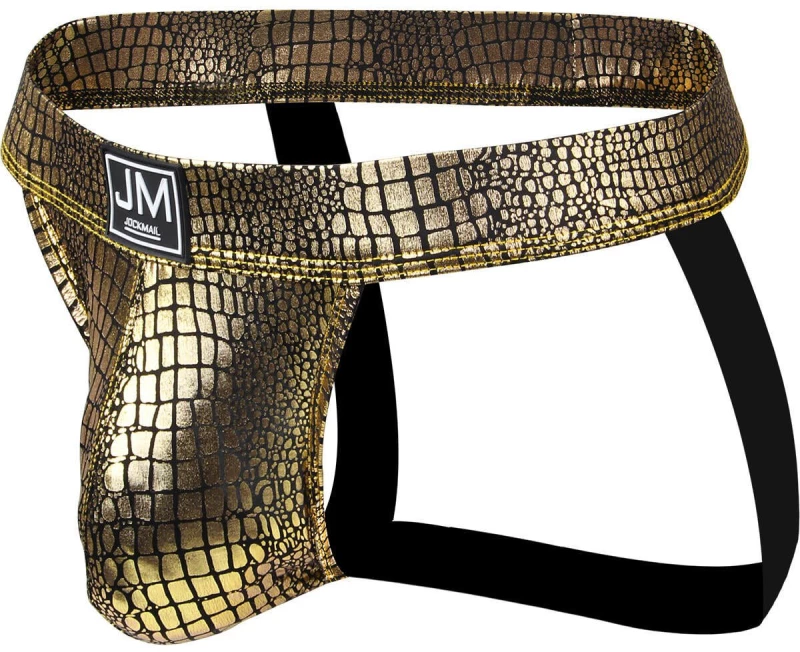 JOCKMAIL SPECTRUM JM293 JOCKSTRAP - GOLD