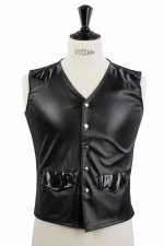 Men's Leatherlook Fetish Vest