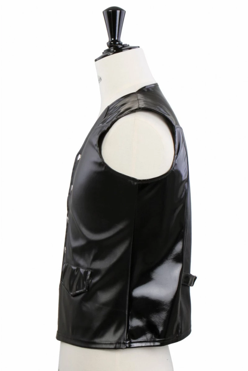 Men's Leatherlook Fetish Vest