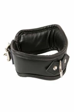 Leather Lockable Collar Black