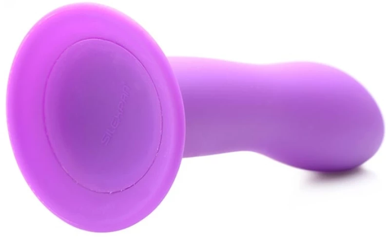 Squeezable Slender Dildo (Μωβ) - Μη Ρεαλιστικό Ομοίωμα Πέους Σιλικόνης XR Brands