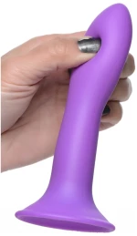 Squeezable Slender Dildo (Μωβ) - Μη Ρεαλιστικό Ομοίωμα Πέους Σιλικόνης XR Brands