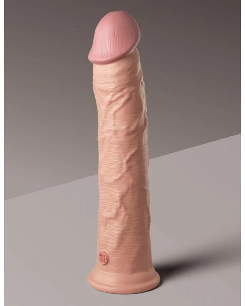 Ρεαλιστικό Ομοίωμα Πέους Σιλικόνης Dual Density Penis 28cm (Light) - Pipedream King Cock