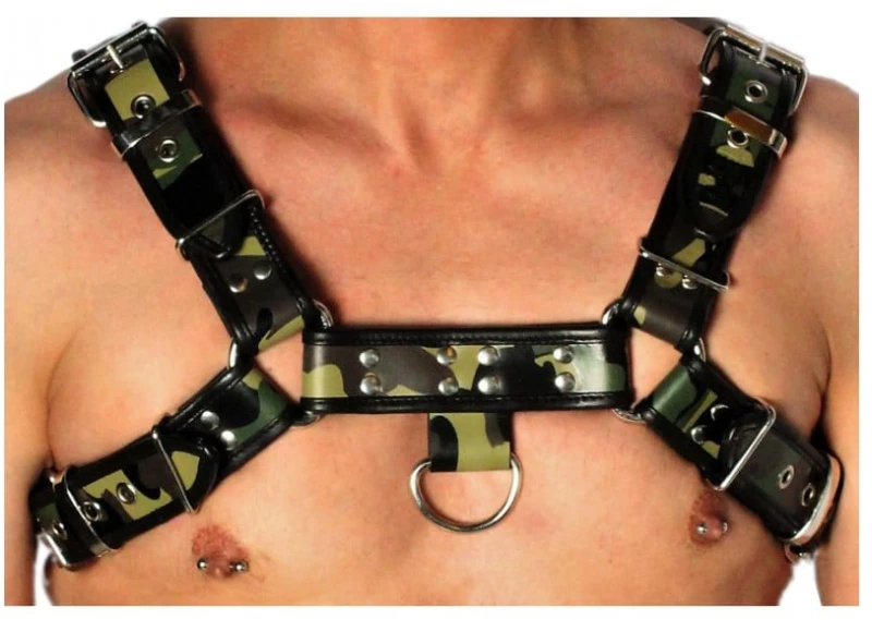 CAMO Leather Harness - Black Acc