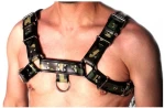 CAMO Leather Harness - Black Acc