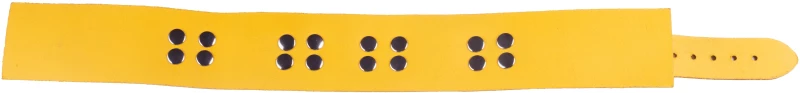 Δερμάτινο Κολάρο Ultra Yellow