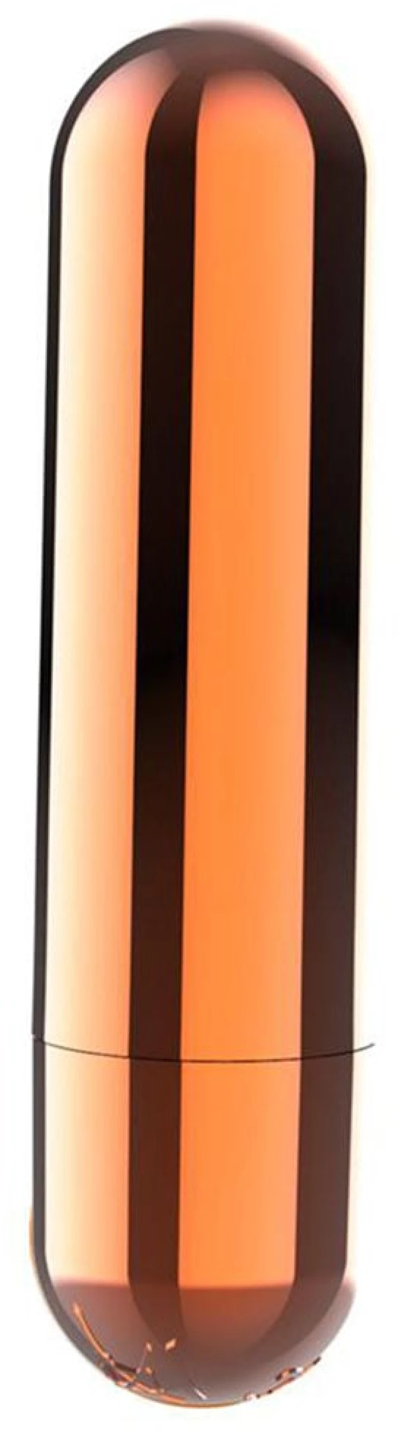 Κλασικός Λείος Δονητής Τσέπης Ultra Power Bullet - Matte Χρυσό