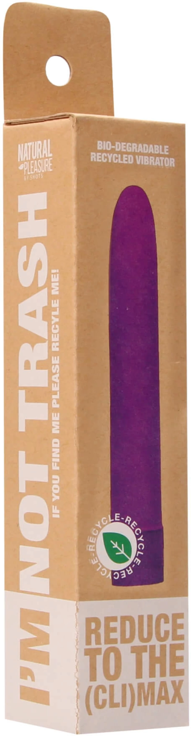 7" Vibrator - Biodegradable - Purple