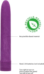 7" Vibrator - Biodegradable - Purple
