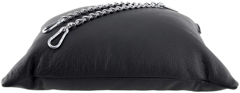 Cow Leather pillow - Black