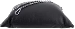 Cow Leather pillow - Black