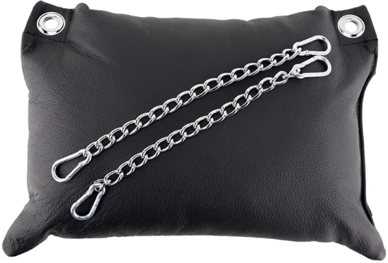 Cow Leather pillow - Black