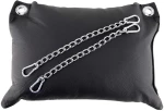 Cow Leather pillow - Black