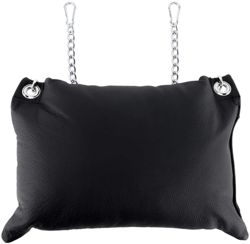 Cow Leather pillow - Black