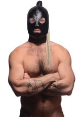 Bondage Mask with Blonde Ponytail