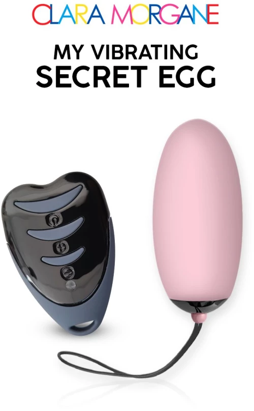 Επαναφορτιζόμενο Δονούμενο Κολπικό Αυγό My Vibrating Secret Egg με Remote Control (Ροζ) - Clara Morgane