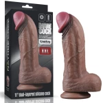 11'' Dual Layered Silicone Cock XXL