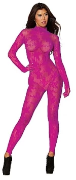 Bodystocking with Finger Gloves Diamond