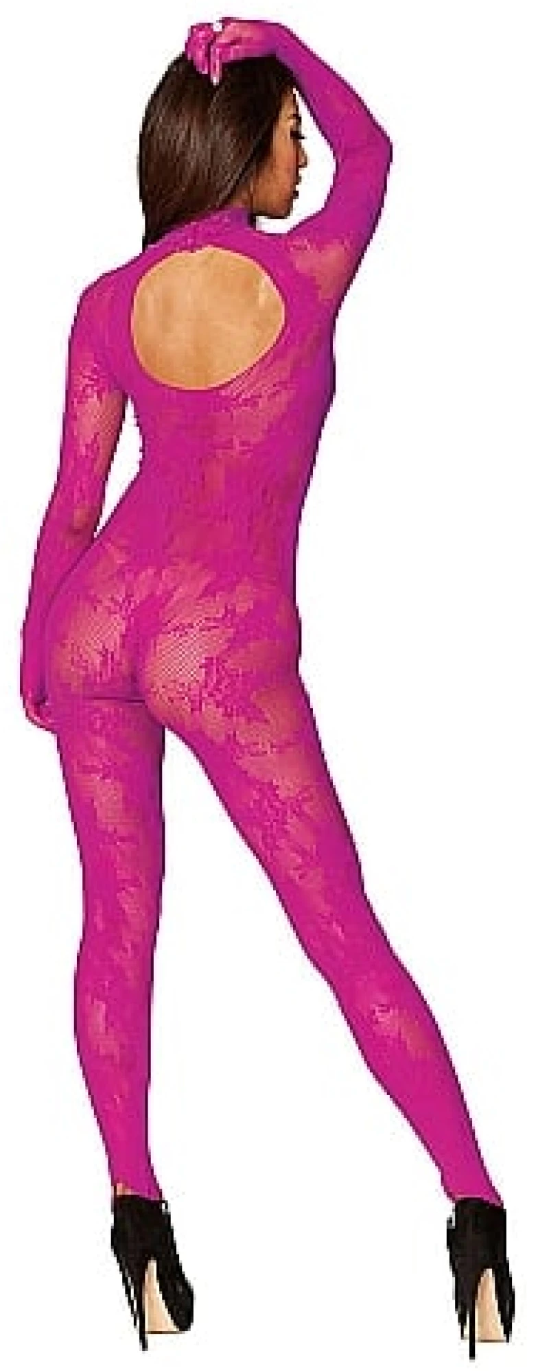 Bodystocking with Finger Gloves Diamond