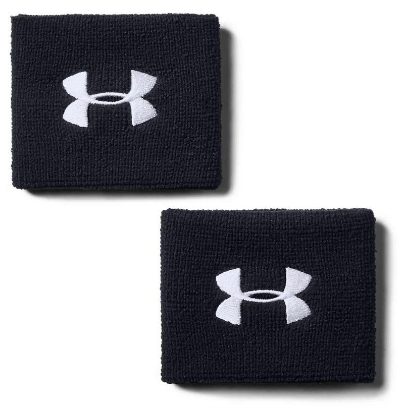UA Performance Wristbands 1276991-001 UNDER ARMOUR Μαύρο