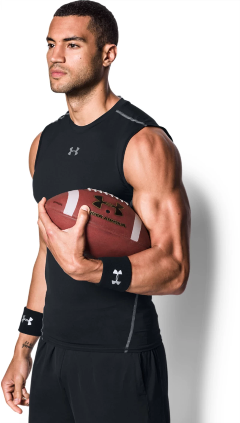 UA Performance Wristbands 1276991-001 UNDER ARMOUR Μαύρο