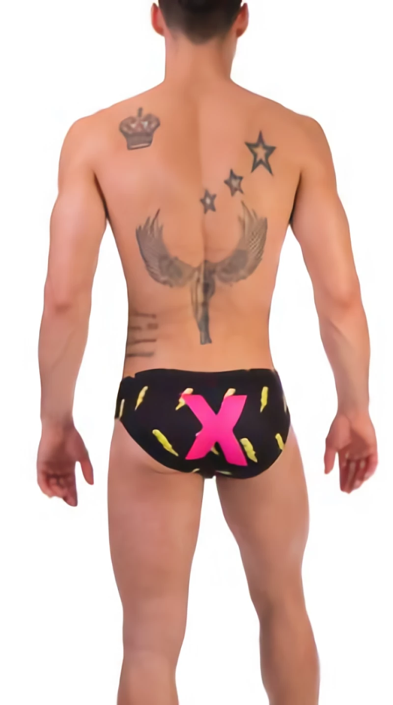Space Flash Swim Brief Black