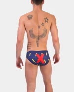 Space Flash Swim Brief Black