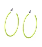 Neon Yellow Earring