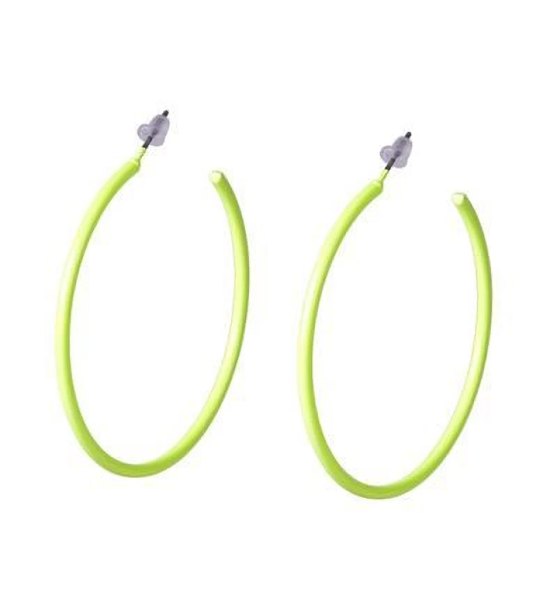 Neon Yellow Earring