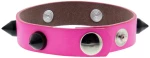 Neon Pink Conical Studded Bracelet