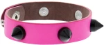 Neon Pink Conical Studded Bracelet