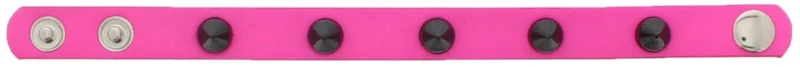 Neon Pink Conical Studded Bracelet