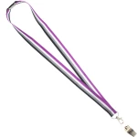 Metal Whistle on Asexual Lanyard