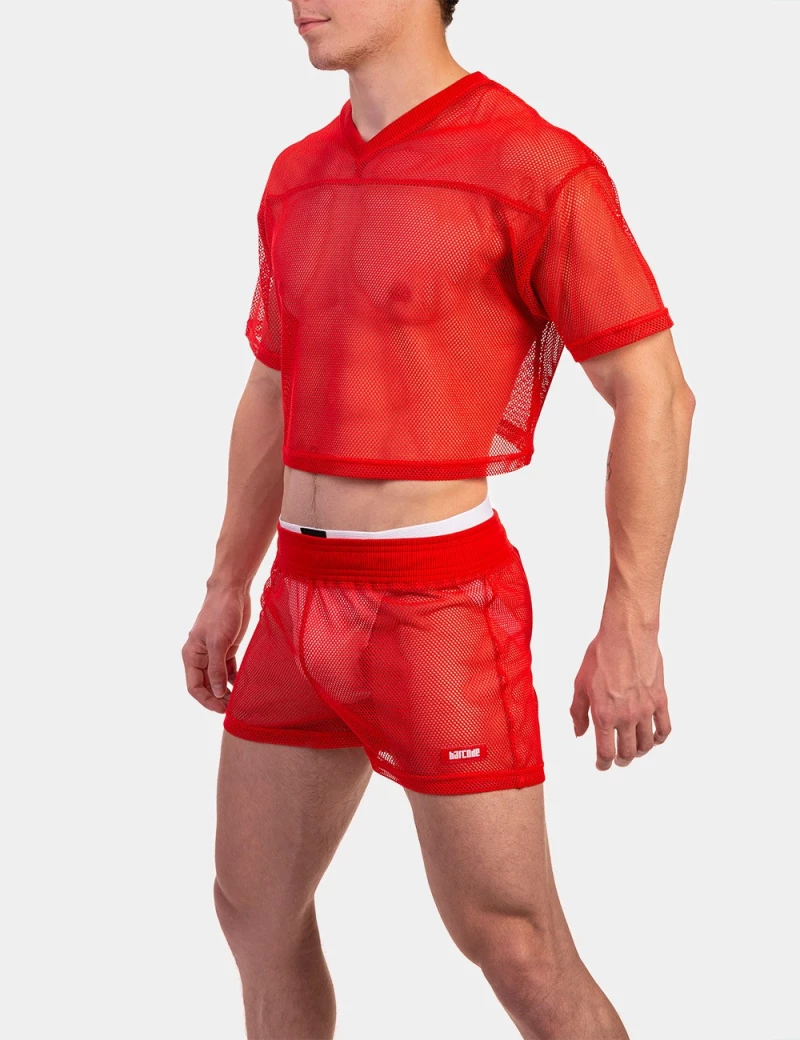 Mesh T-Shirt Ferry Red