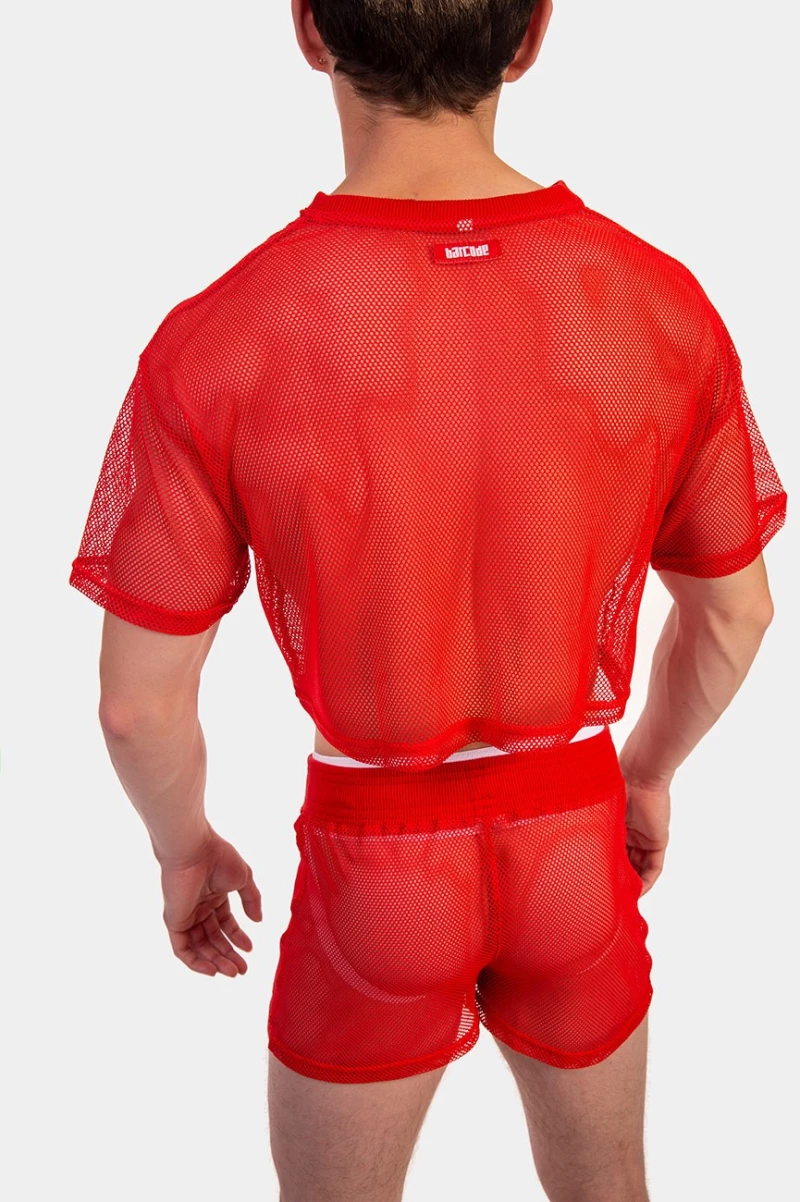 Mesh T-Shirt Ferry Red