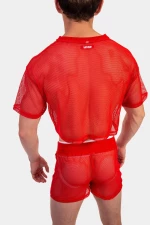 Mesh T-Shirt Ferry Red
