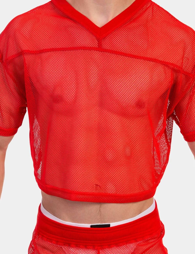 Mesh T-Shirt Ferry Red