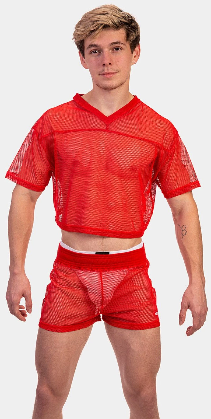 Mesh T-Shirt Ferry Red