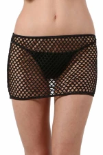 Fishnet miniskirt