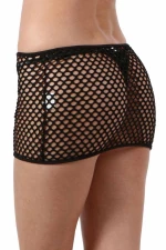 Fishnet miniskirt