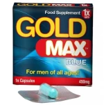 Φυτικό πολύ δυνατό Διεγερτικό συμπλήρωμα GoldMAX  Blue 450mg