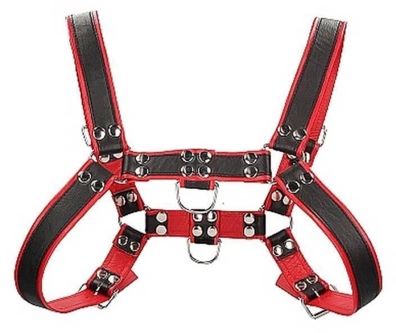 Chest Bulldog Harness Red